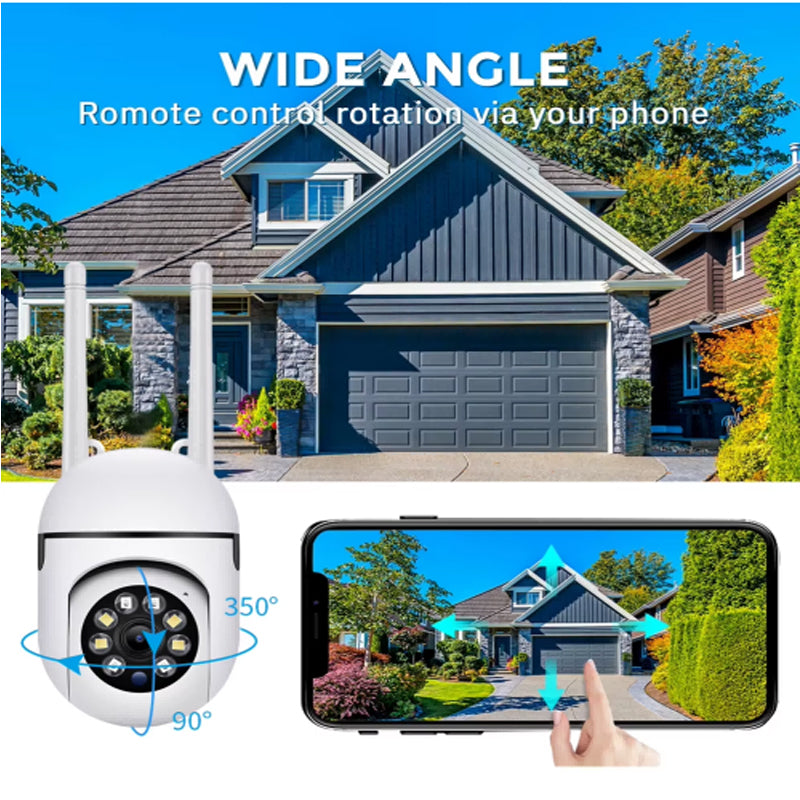 1080P WiFi Security Camera — Night Vision & PTZ Indoor Control
